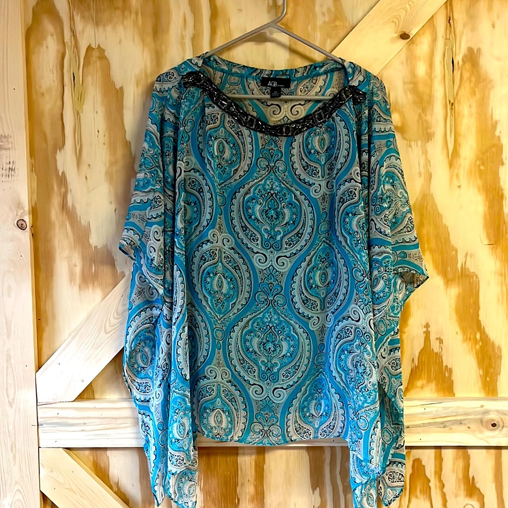 AGB sheer blouse